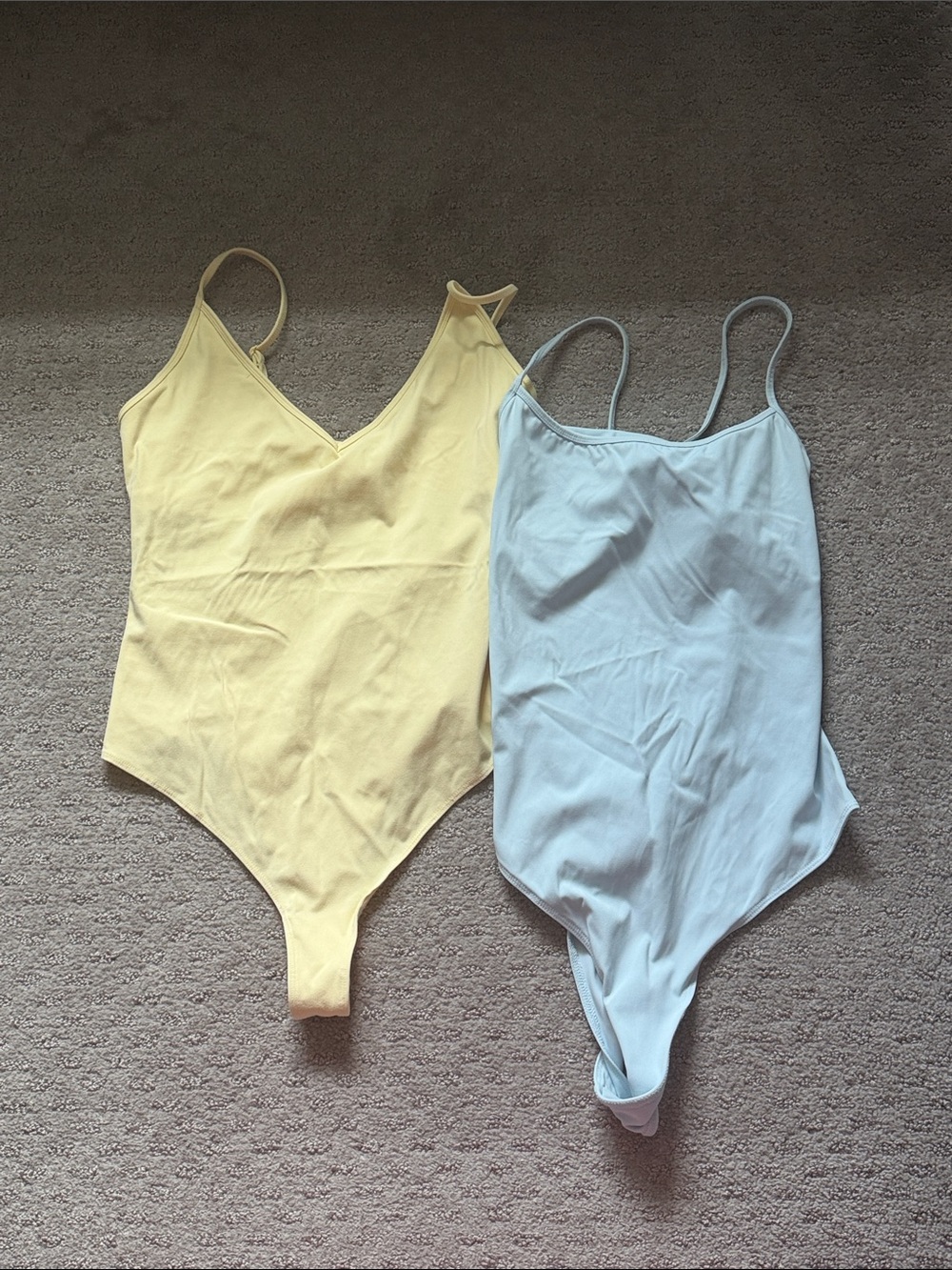 Set of 2 Garage Clothing Bodysuit with Shelf Bra